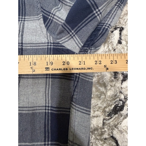 Brooks Brothers 1818 Regent Fit Plaid Flannel Button Down Shirt Men's M Blue - Picture 5 of 6